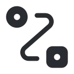 Routing 2 SVG Icon
